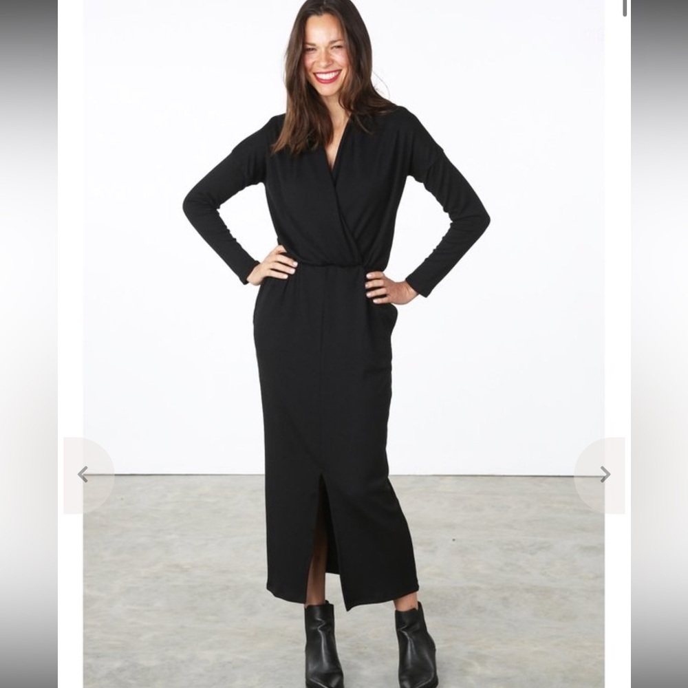 SARAH LILLER Lana Dress Black XS